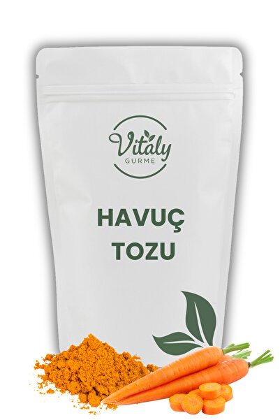 Vitaly Gurme Havuç Tozu 100 g | Katkısız Sebze Tozu, Renk ve Aroma Verici