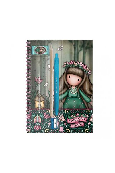 Santoro Gorjuss Woodland Wildflower A5 Defter ve Kırtasiye Seti 1344GJ04