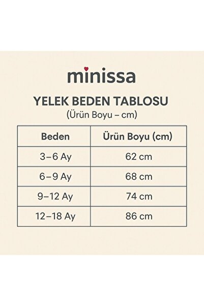 Minissa Red Bear Embroidered Rabbit Ear Plush Lined Winter Baby Vest Welsoft Velvet Fabric Warm