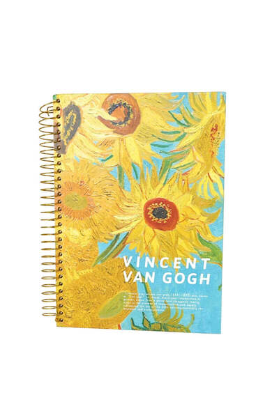SAFECARE Caiet spiralat, Vincent van Gogh, Design floarea-soarelui