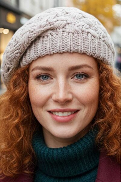 Mood Agenda قبعة نسائية محبوكة من التريكو