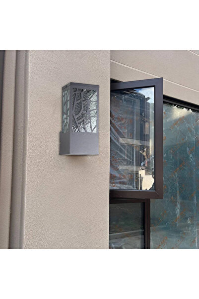 HAMER Outdoor wall lantern, black color – elegant wall lighting