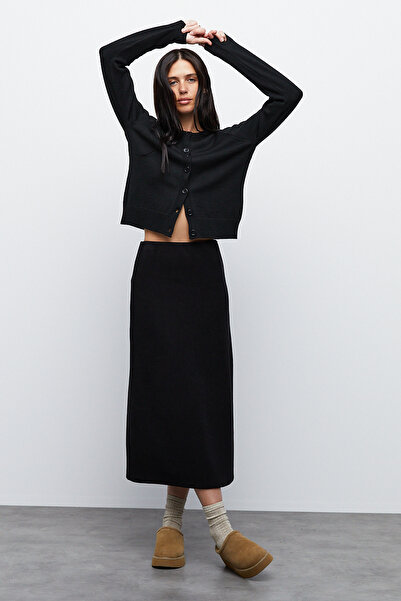 urban focus Hidden Elastic A-Line Skirt