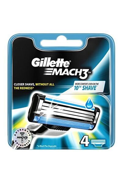 Gillette Mach 3 Blades 4'S