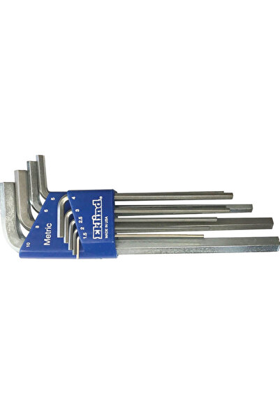 Eklind Set chei locas hexagonal lungi in suport de plastic, DIM 1.5 - 10/ 9 Pcs