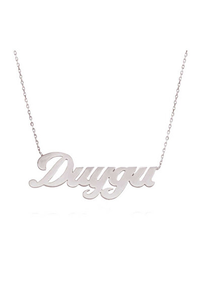 Genel Markalar Gümüş Kişiye Özel İsimli Kolye