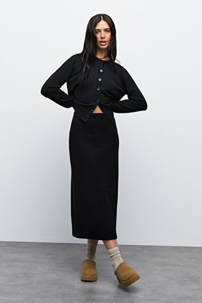 urban focus Hidden Elastic A-Line Skirt