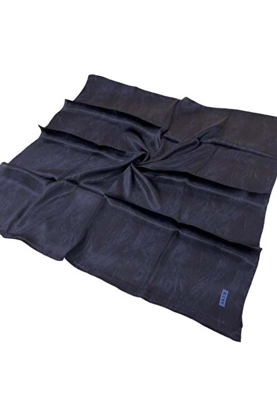 Aker Синій твіл шовковий шарф - 8924713-921