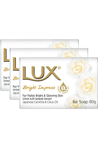LUX Soap 80 G Bright Impress 3 Pack