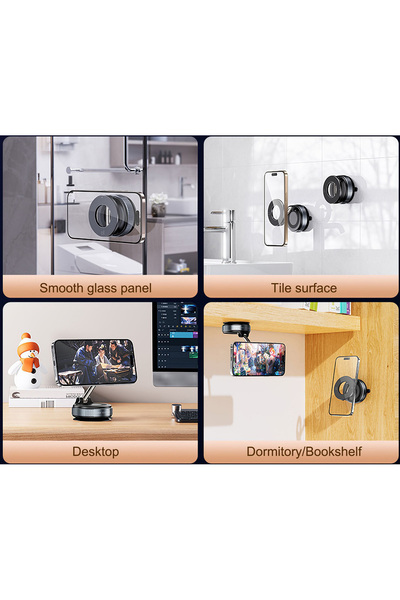 OEM Phone holder with strong magnets, foldable and extendable, suitable for car/smooth surfaces