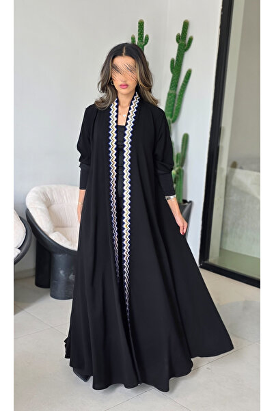 AYA - MW1738 - Royal Abaya with added Dardouzi embroidery