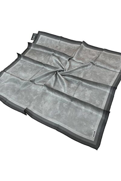Aker Silver Stonewashed Silk Scarf - 8783757 -371 Sura