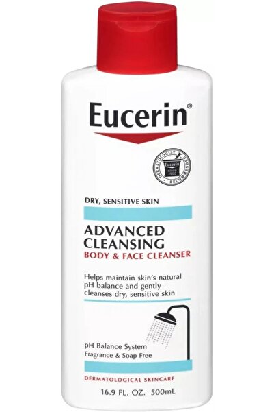Eucerin منظف متقدم للجسم والوجه - 16.9 أونصة