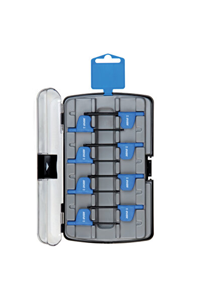 Unior Set de chei locas hexagonal cu profil TXP cu maner in cutie de plastic / 8 piese