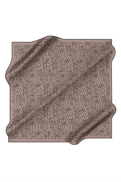 Aker İpek Eşarp - 8904701-313 Koyu Taş Sura