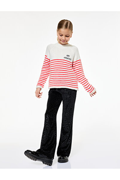 Koton Leopard Patterned Wide Leg Trousers