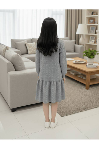 alqarat "القارات" The Cozy Patchwork Sweater Dress