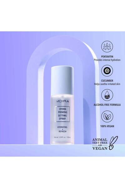 MOİRA رذاذ هيدرا برايمينغ لتثبيت المكياج