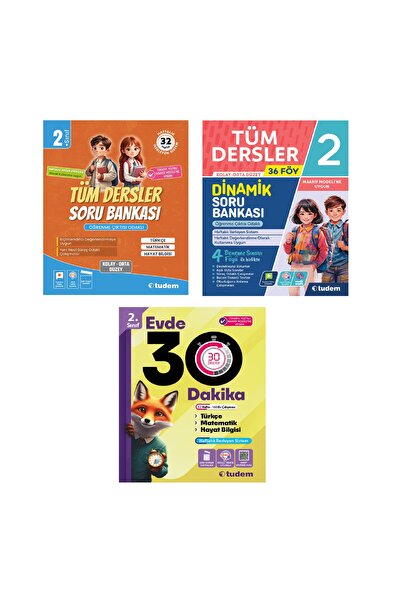 Tudem Yayınları Tudem 2. Sınıf Kamp Seti: Tüm Dersler 32 Hafta, Evde 30 Dakik...