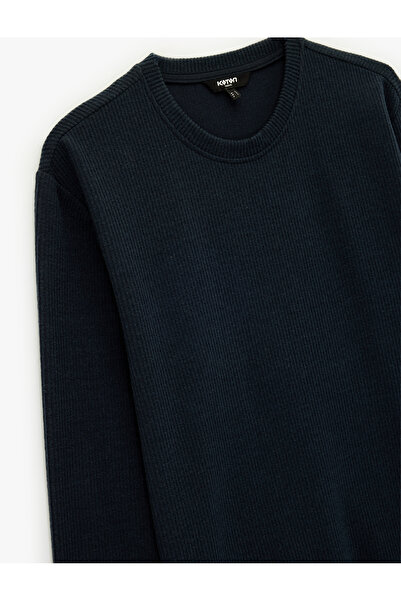 Koton Long Sleeve Crew Neck Basic Sweatshirt