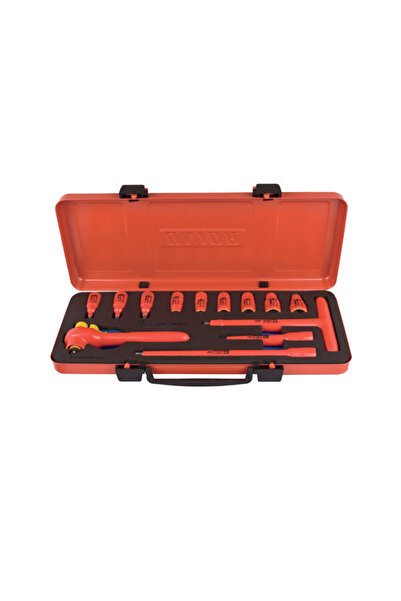 Unior 239VDEDP6P13 Trusa capete chei tubulare 3/8'' izolate la 1000 V in cuti...