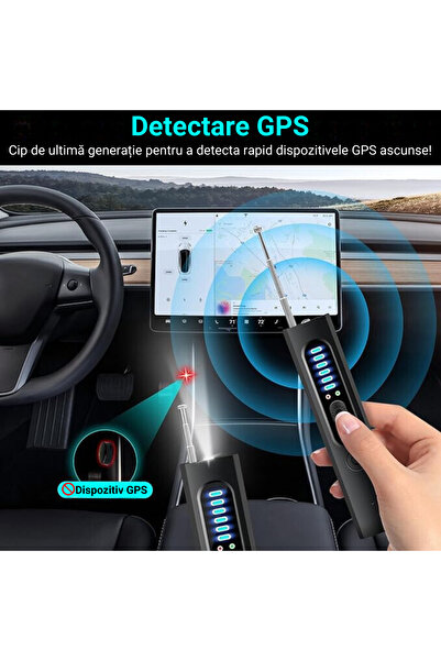 narvara Professional Anti-Spy Detector for Hidden Cameras & Microphones, GPS/GSM Detection, Rechargeable, 25