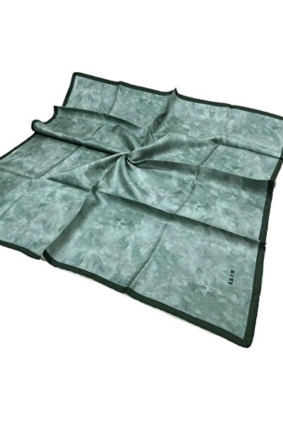 Aker Μεταξωτό μαντήλι σκούρο μέντα - 7208713-956