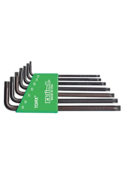 Eklind Set de chei locas cu profil TX si cap gaura in suport de plastic TX10-...