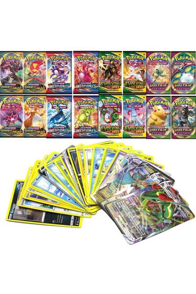 e-life shop Pokemon X Go Sword&Shield Vivid Voltage Tcg Dx Gx Player & Collector Pokemon Card 42 Pieces English.