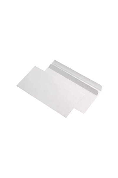 OFFICE products White DL paper envelope (110 x 220 mm), siliconized self-adhesive, box of 100