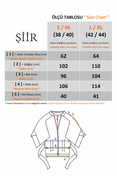 Şiir Origami Women's Ottoman Pattern Geo Raglan Sleeve High Neck Pleated Detail Coat & Hat & Women's Jacket