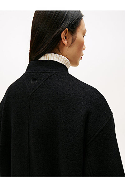 Tommy Hilfiger Textured Wool Blend Bomber Jacket