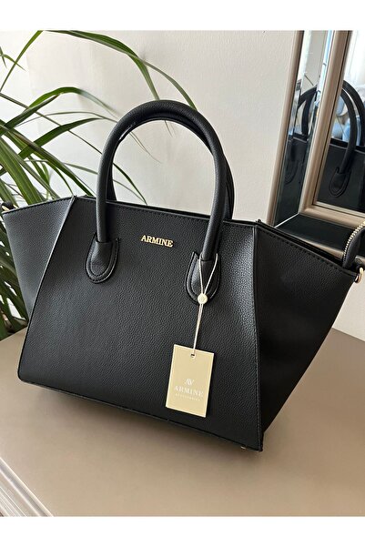 Armine 399 Siyah Pia Şık Omuz Ve Çapraz Çanta