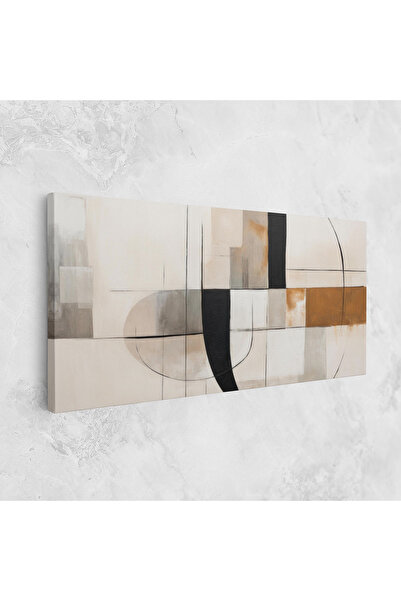 Arthub Canvas Painting, Bedroom And Living Room, Abstract, Black Abstract Lines