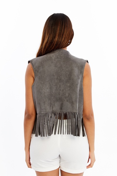 Wissi Life Scuba Suede Tassel Vest