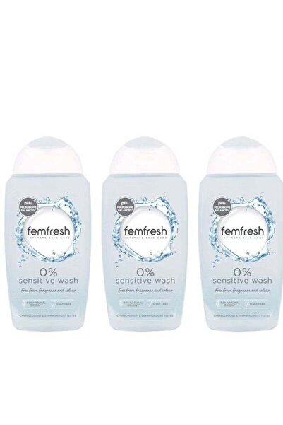 Femfresh Lotus & Bamboo Fragrance Free Wash 250ml - 3 Pack