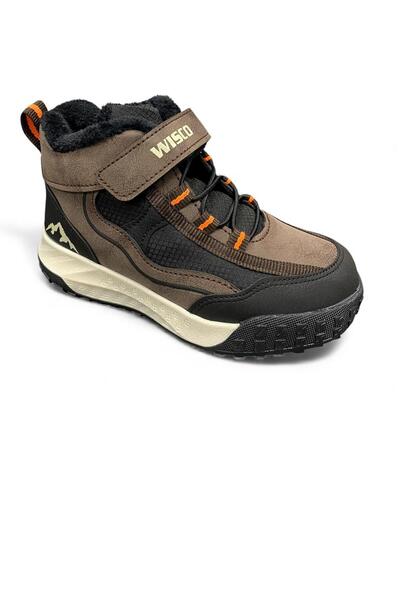 Desimod Comfortable Velcro Sports Children's Boots with Fur Inside