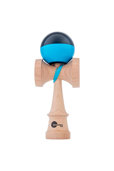 Kendama USA Kaizen Half Split - JET Shape - Blue & Black