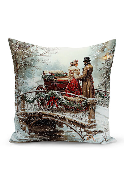 Bertille Home Husă de pernă cu imprimare digitală pe două fețe Seria de Anul ...