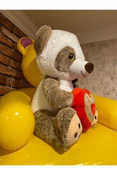 Toys Panda Holding a Heart