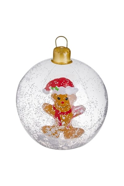 OEM Glob decorativ gonflabil de Crăciun, omuleț de turtă dulce, transparent, ...