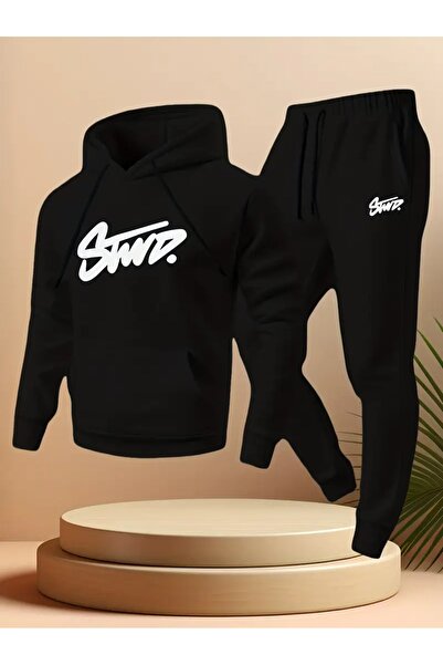 Flaubert -ملابس رياضية رجالية مطبوع 336 قصة فضفاضة - طقم من قطعتين