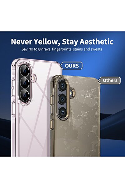 SANMUGEED Camera Protection for Samsung Galaxy A56 5G Phone Case with 2 Pack Screen Protector