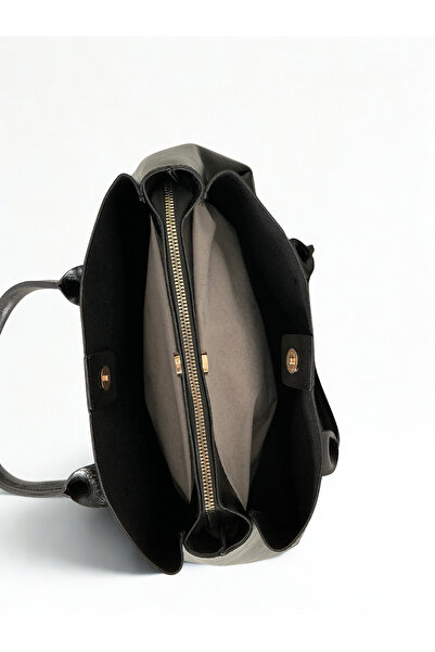 yako Mabel Faux Leather Women's Shoulder Bag with Inner Lining and Zipper, Three Compartments – Stylish & Convenient (30×17×12 cm)