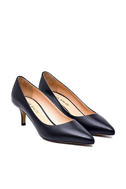 Sofia Baldi Nancy Black Genuine Leather Women's Stiletto & Evening Dress