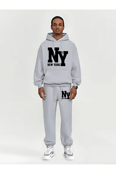 LAVİTTA طقم رياضي NY قصة فضفاضة