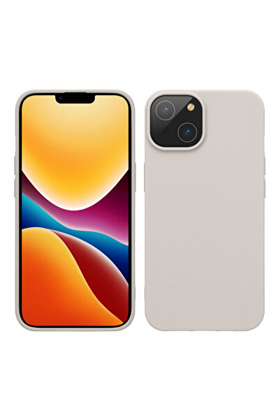 KWmobile Case for Apple iPhone 14, Silicone, Gray, 59075.96