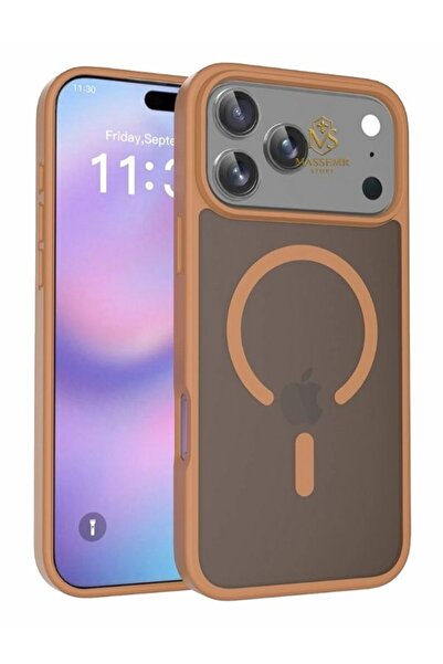 Massemr Apple iPhone 17 Pro Max Compatible Magsafe Magnetic Transparent Silicone Case – Premium Protection Cover