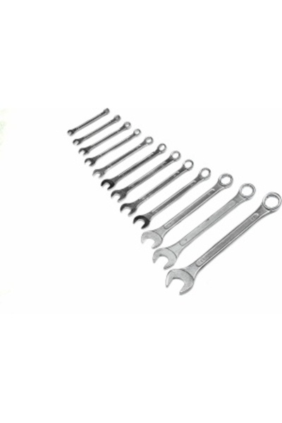 G Golden Case Atelier 12-piece combination wrench set 6-22 mm stainless steel, silver