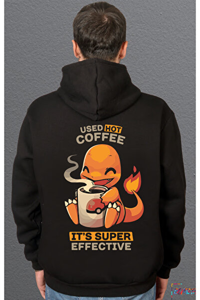 Bumeta Pokemon Charizard Çalizart Used Hot Coffee Swea tricou Hanorac unisex cu glugă
